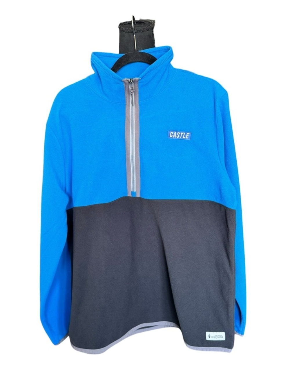 Cotopaxi Amado 1/2 Zip Fleece Blue Black Colorblock L Outdoor Pullover A54